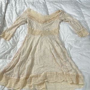 Cream Free People Dress